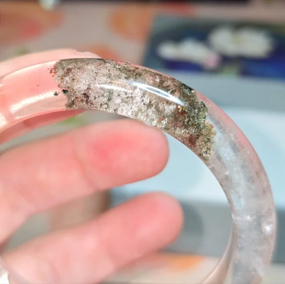 Garden Quartz Bangle Bracelet - Picture 3 of 9